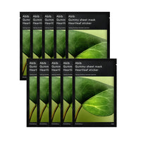 Abib Gummy Sheet Mask Heartleaf Sticker 27ml x 10ea