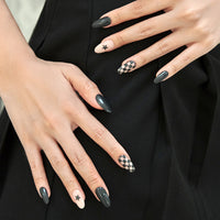 MUZMAK Nail Tips 36pcs #Draw Night(Almond)