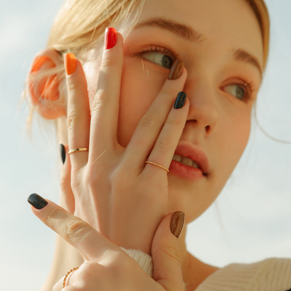 MUZMAK Nail Tips 36pcs #Jelly Palette(Regular Square)