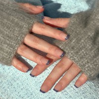 MUZMAK Nail Tips 36pcs #Blueberry Pie(Regular Square)