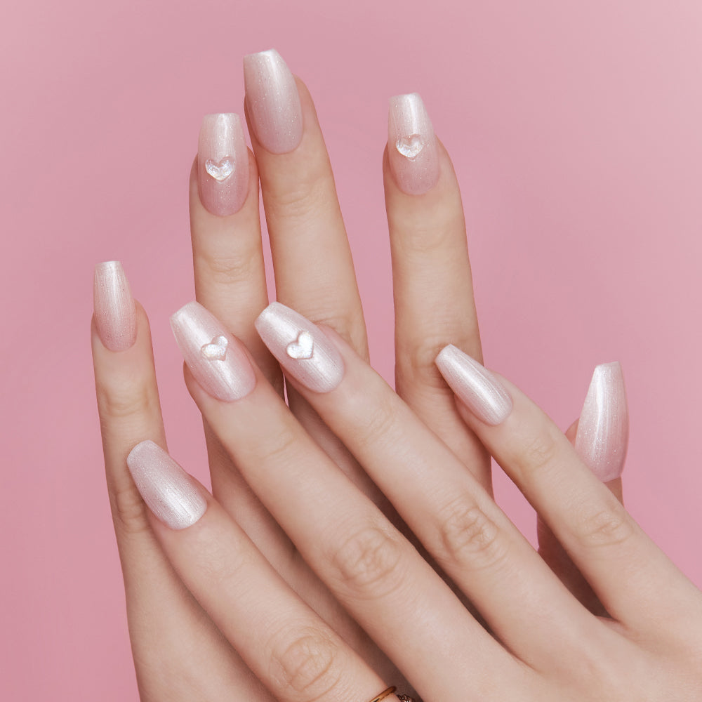 MUZMAK Nail Tips 36pcs #Shell(Coffin)