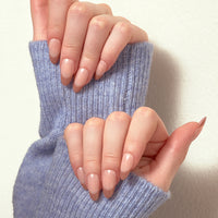 MUZMAK Nail Tips 36pcs #Cafe Latte(Almond)