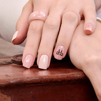 MUZMAK Nail Tips 36pcs #Ribbontie(Regular Square)