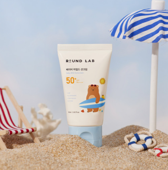 ROUND LAB Baby Mild Sunscreen SPF 50+ PA++++ 60ml