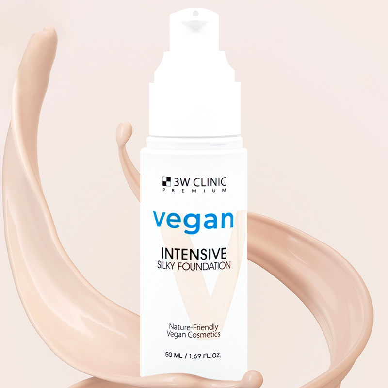 3W CLINIC Fundación Silky Silky intensiva vegana premium SPF50+ PA +++ 50 ml