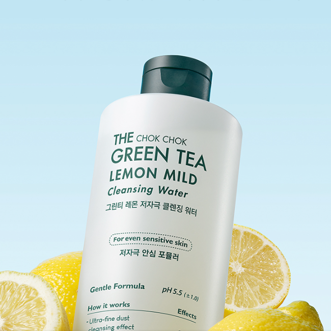 TONYMOLY The Chok Chok Green Tea Lemon Mild Cleansing Water 300ml