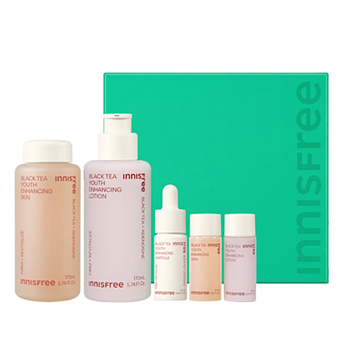 Innisfree Black Tea Youth Enhancing Set + Black Tea Kit