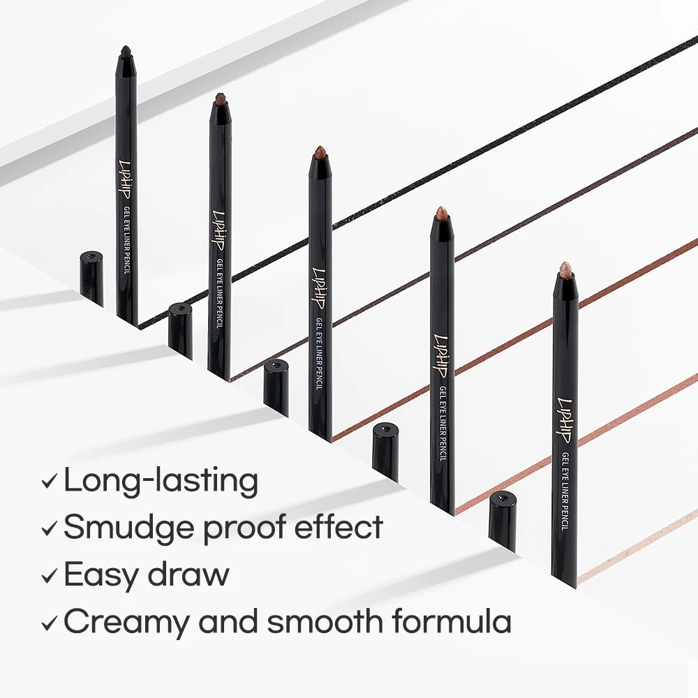 LIPHIP Gel Eyeliner Pencil 0.4g 5 colors