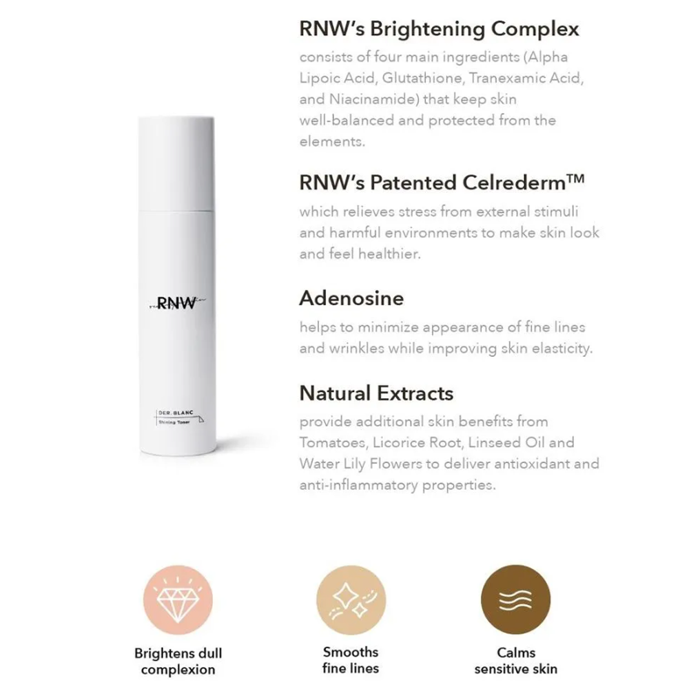 RNW DER. BLANC Shining Toner 125ml - DODOSKIN