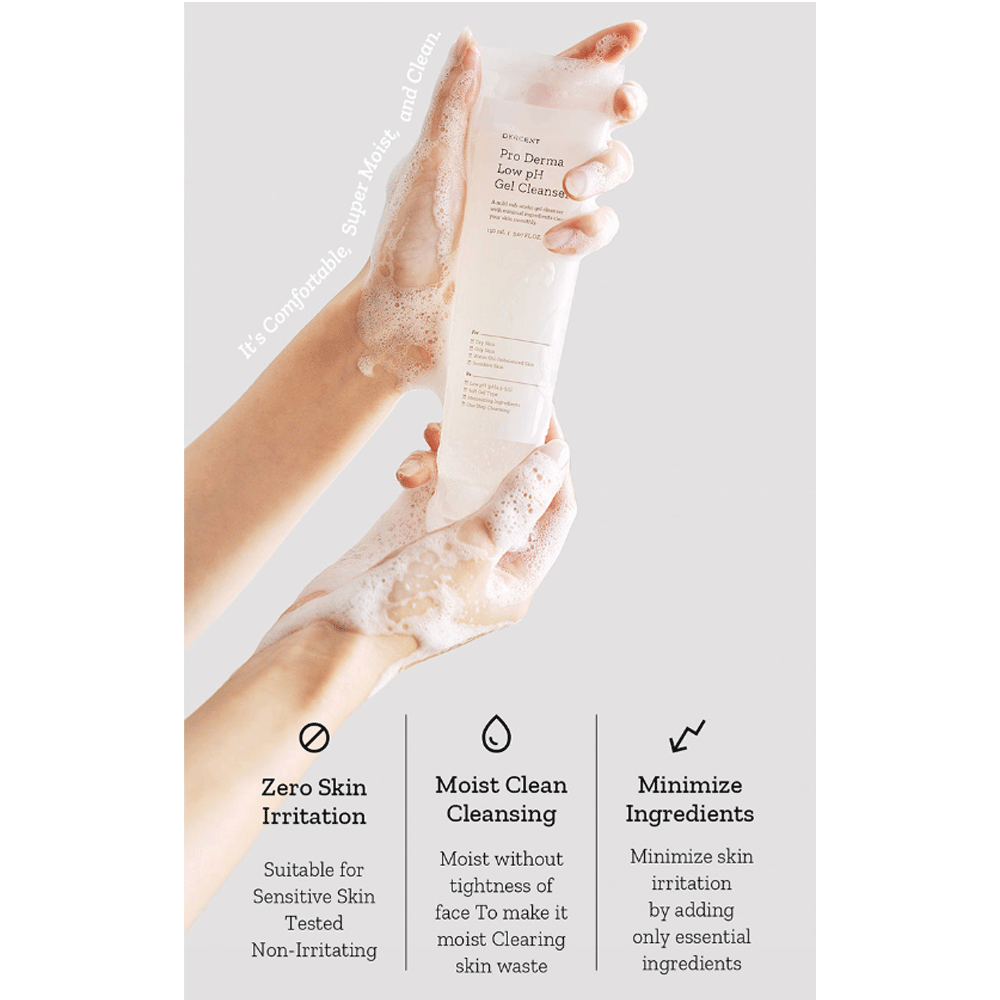 DERCENT Pro Derma Low pH Gel Cleanser 150ml - DODOSKIN