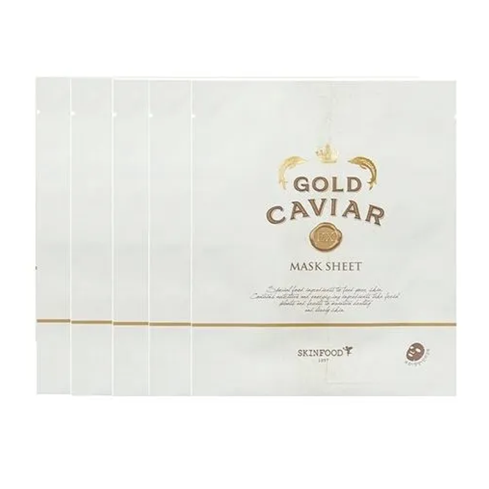 SKINFOOD Gold Caviar EX Mask Sheet Set - DODOSKIN