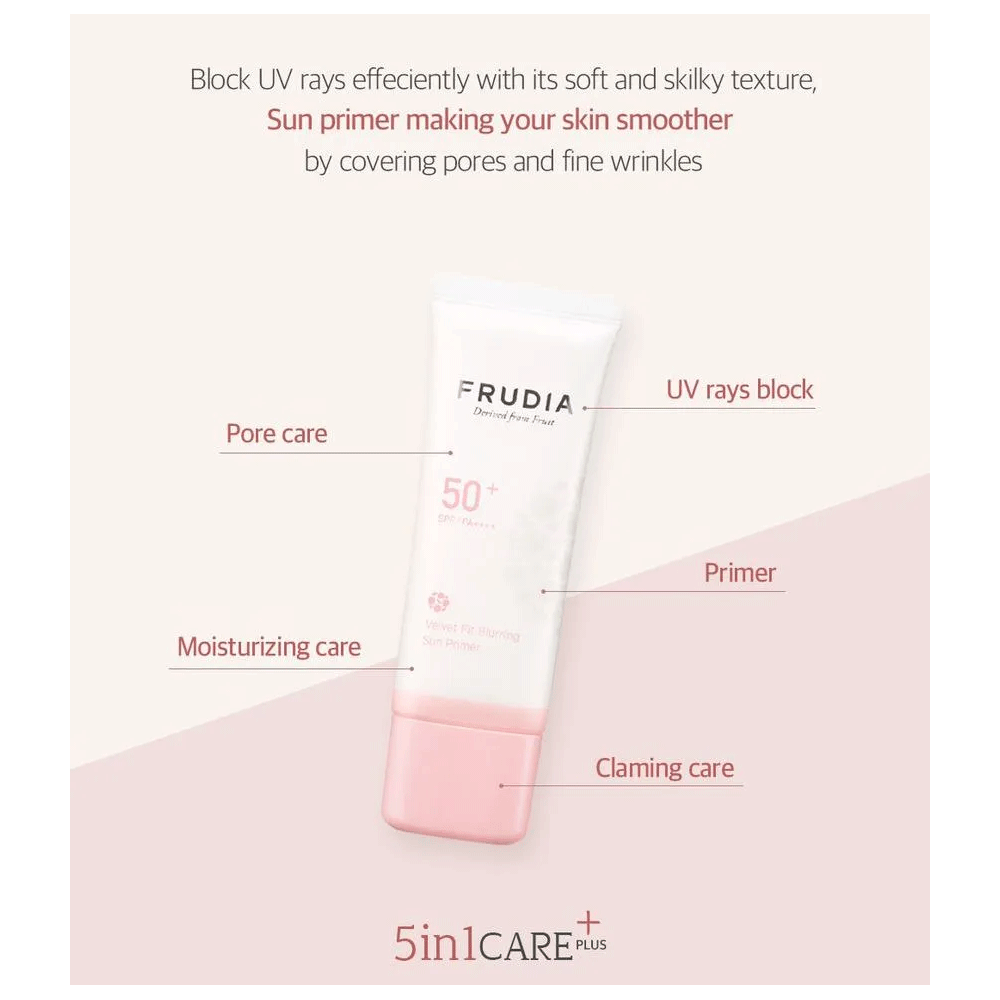FRUDIA Velvet Fit Blurring Sun Primer SPF50+ PA++++ 40g - DODOSKIN