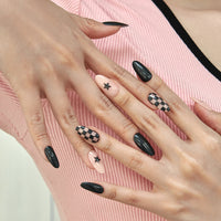 MUZMAK Nail Tips 36pcs #Draw Night(Almond)