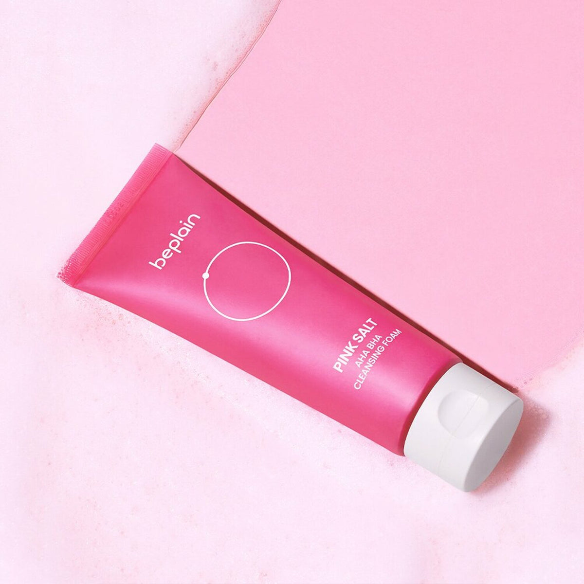beplain Pink Salt AHA BHA Cleansing Foam 120ml - DODOSKIN
