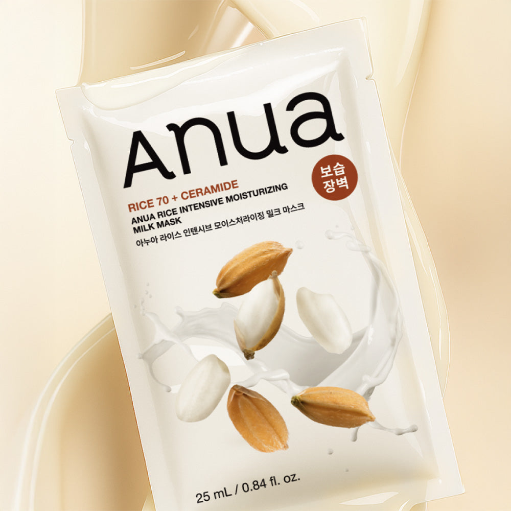 Anua Rice 70 Intensive Moisturizing Milk in Mask * 10ea