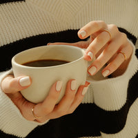 MUZMAK Nail Tips 36pcs #Cream Beige(Regular Square)