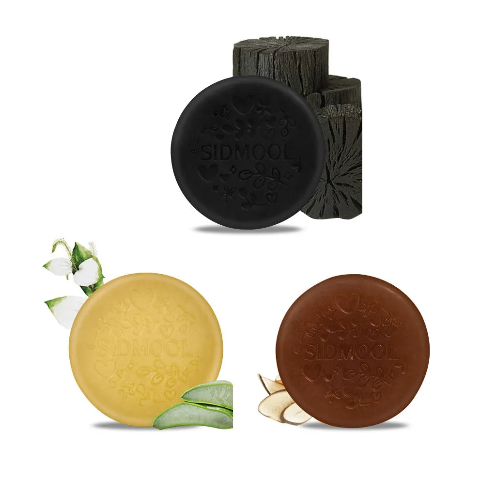 Sidmool Soap Gift Set - Charcoal + Houttuynia Cordata + Aloe Saururus 100 g x 3ea - DODOSKIN