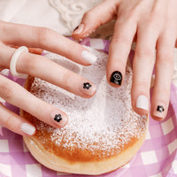 MUZMAK Nail Tips 36pcs #Smile Flower(Short Square)