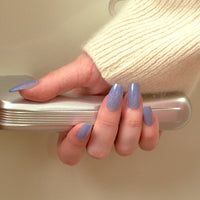 MUZMAK Nail Tips 36pcs #Blue Lemonade(Coffin)