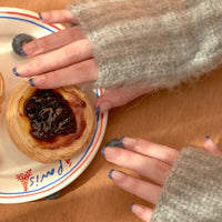 MUZMAK Nail Tips 36pcs #Blueberry Pie(Regular Square)