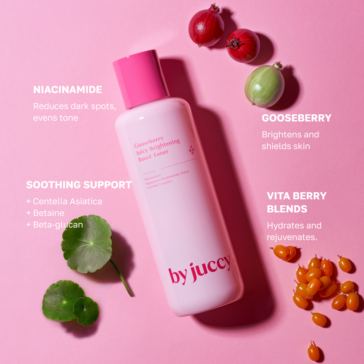 by juccy Gooseberry Juicy Brightening Boost Toner 150ml