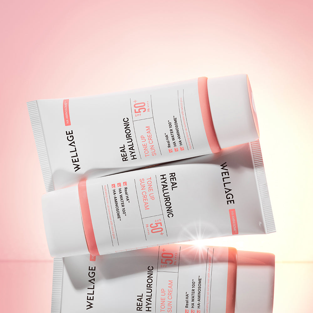 Wellage Real Hyaluronic Tone Up Sun Cream 50ml SPF50+ PA++++