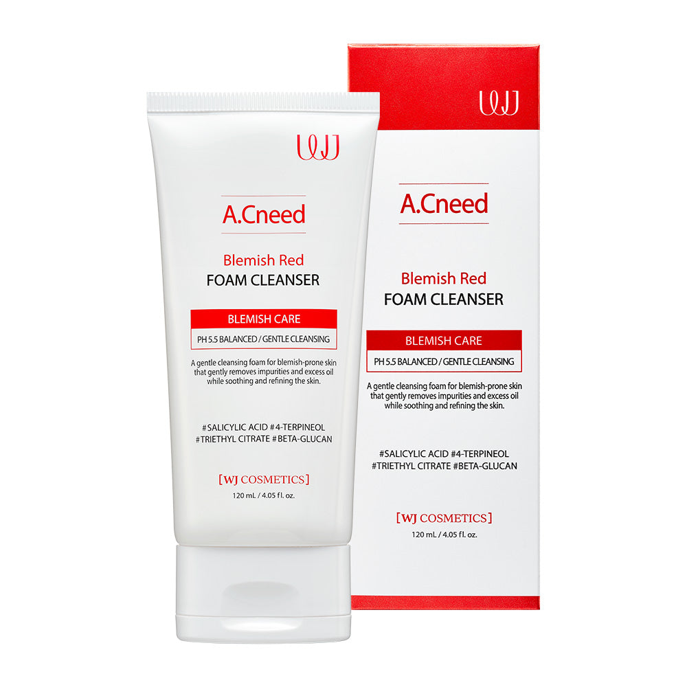 WJ A.Cneed Blemish Red Foam Cleanser 120ml