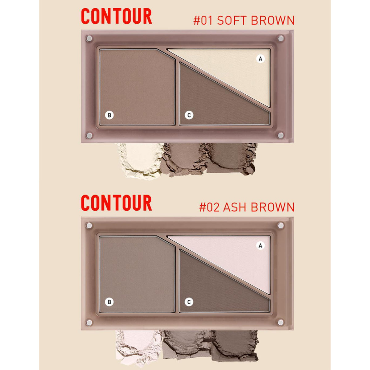 3CE Layer It All Contour Palette 2 Colors