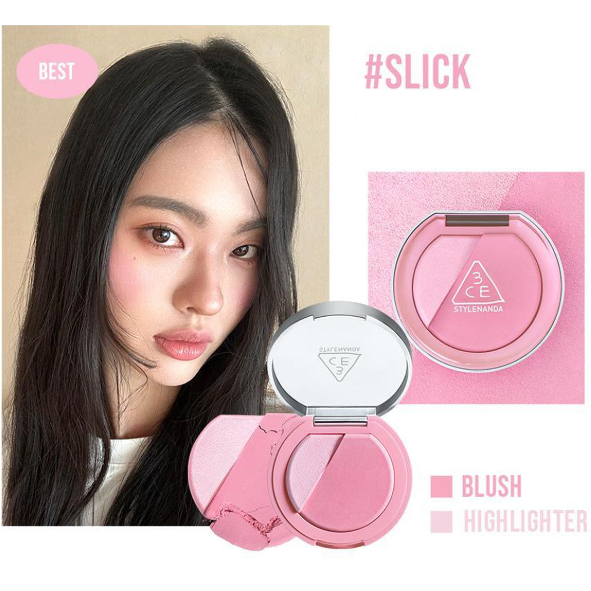 3CE Blush Lighter 4.3g 7 colors