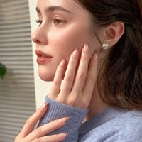 MUZMAK Nail Tips 36pcs #Cafe Latte(Almond)