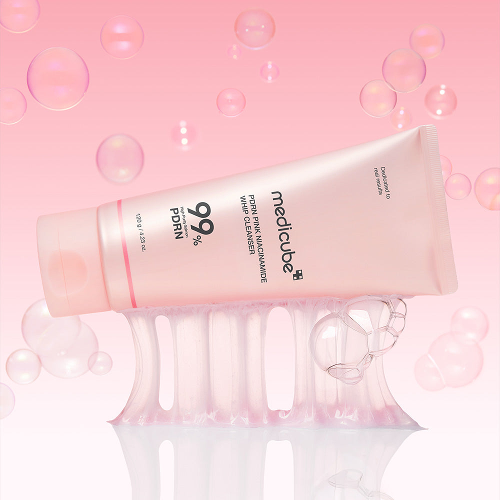 MEDICUBE PDRN Pink Niacinamide Whip Cleanser 120ml