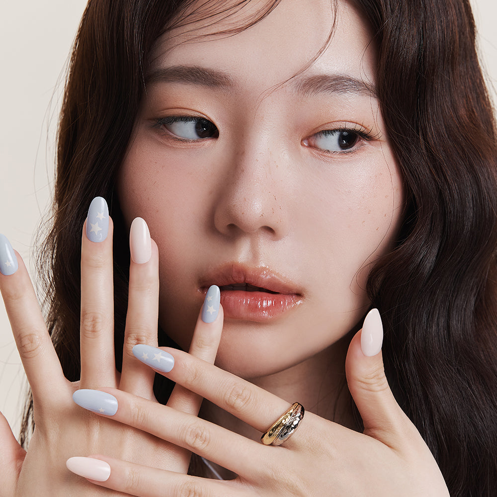 MUZMAK Nail Tips 36pcs #Starry(Almond)