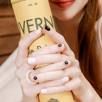 MUZMAK Nail Tips 36pcs #Smile Flower(Short Square)