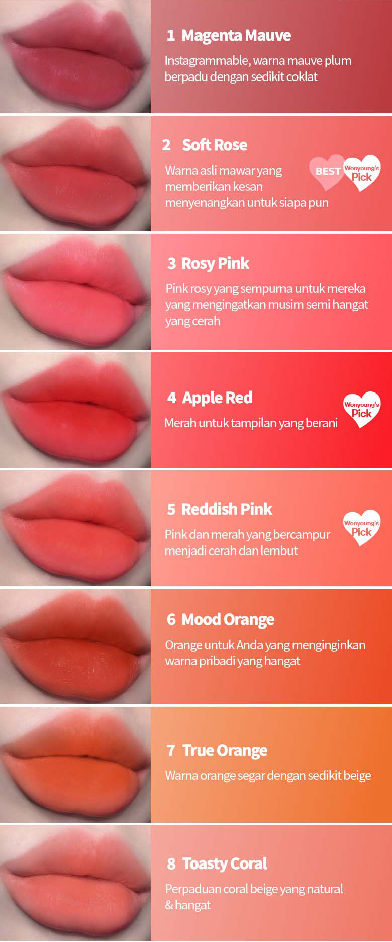 Innisfree Airy Matte Tint (8 color) - Dodoskin