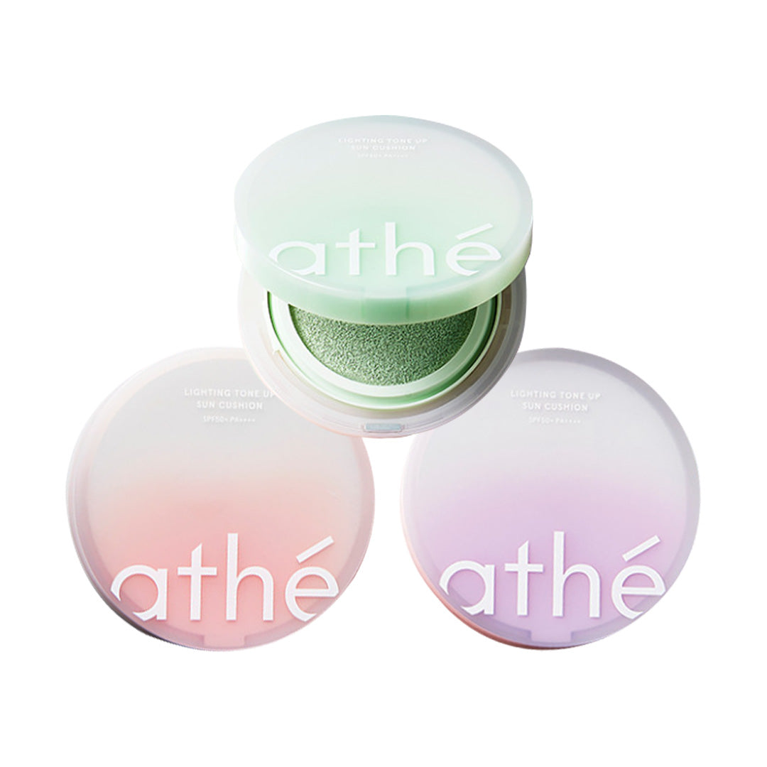 athe Vegan Relief Tone Up Sun Cushion 12g SPF50+ PA++++