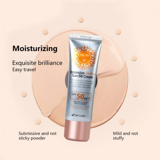 (Matt) 3W CLINIC Intensive Dr.Kim Sun BB Cream SPF50+ PA++++ 50ml - DODOSKIN