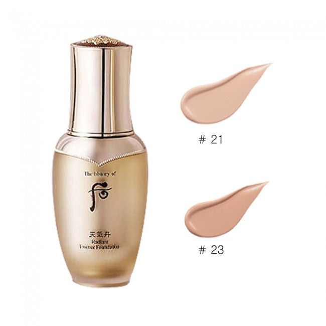 The history of whoo Cheongidan Hwahyun Radiant Essence Foundation SPF35 PA++ 40ml - DODOSKIN
