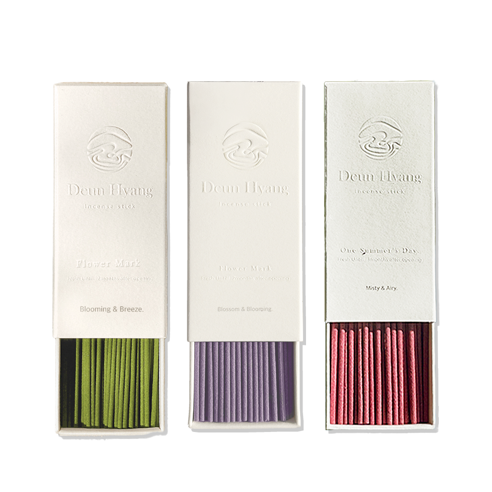 Deun Hyang Best Healing Mood 3 Incense Sticks (3 Types)