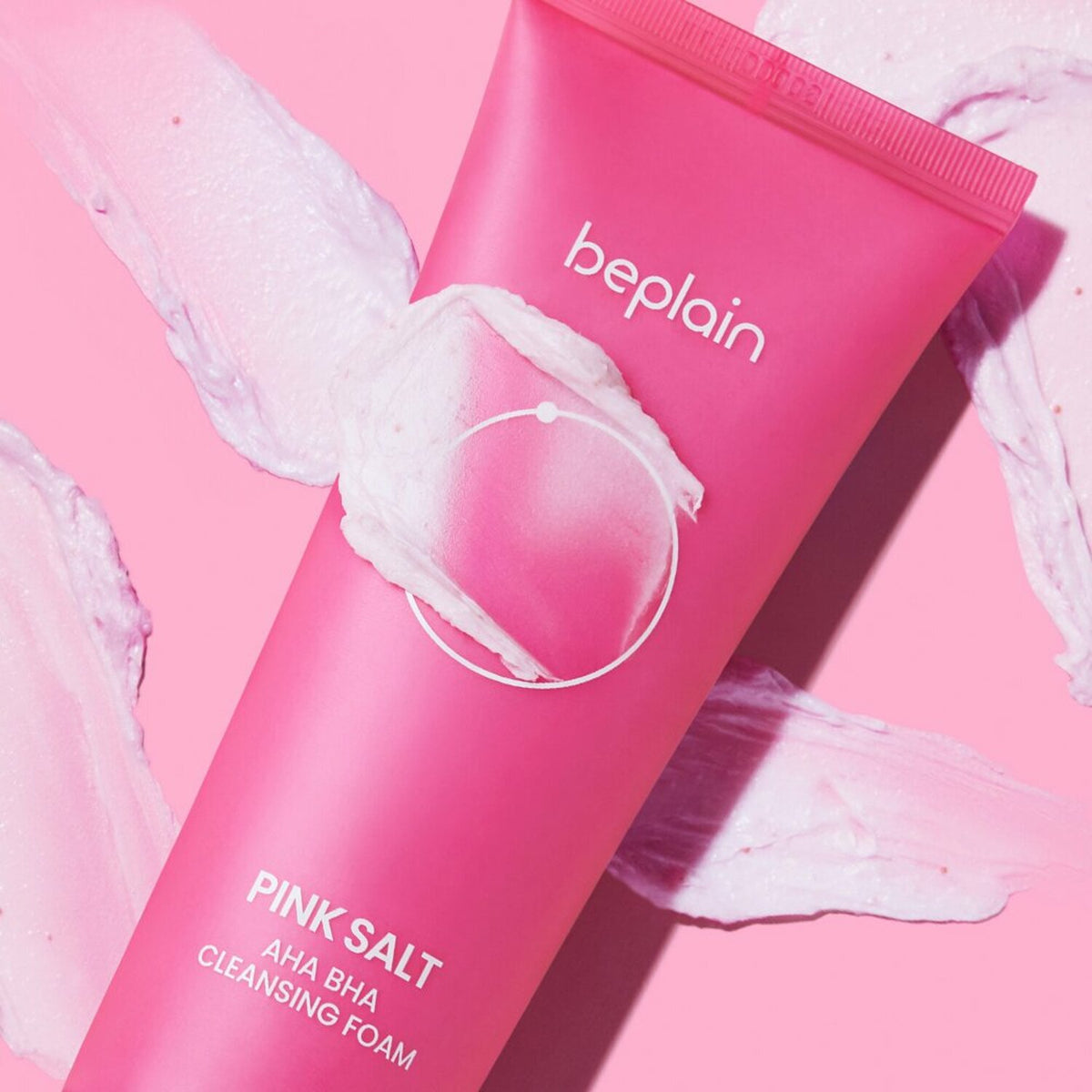 beplain Pink Salt AHA BHA Cleansing Foam 120ml - DODOSKIN