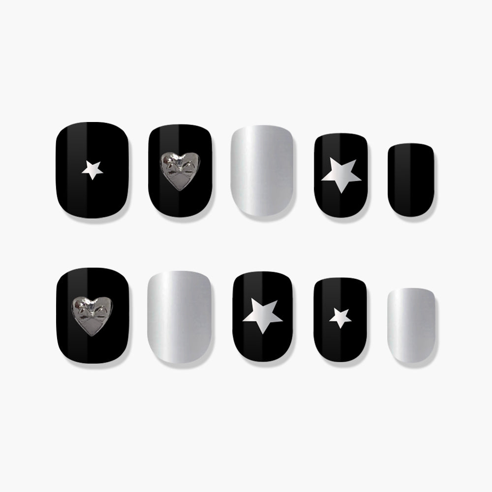MUZMAK Nail Tips 36pcs #Dazed(Short Square)