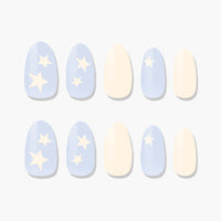 MUZMAK Nail Tips 36pcs #Starry(Almond)