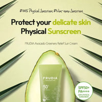 (Matthew) FRUDIA Avocado Greenery Relief Sun Cream SPF50+ 50g - DODOSKIN