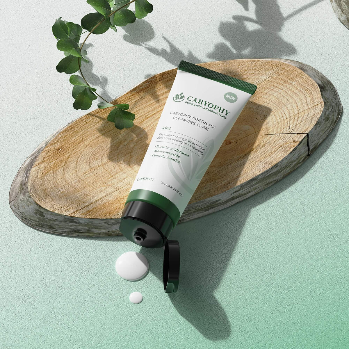 (Matthew검수) CARYOPHY Portulaca Cleansing Foam 150ml - DODOSKIN