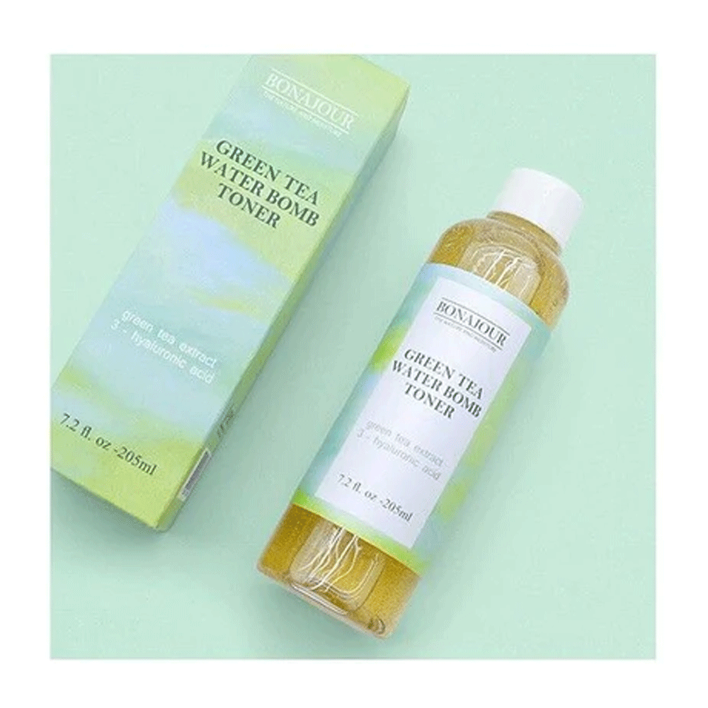 BONAJOUR Green Tea Water Bomb Toner 205ml - DODOSKIN