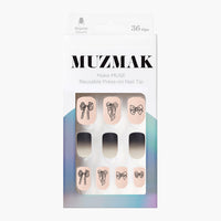 MUZMAK Nail Tips 36pcs #Vintage(Regular Square)
