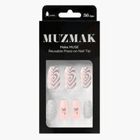 MUZMAK Nail Tips 36pcs #Eternal(Coffin)