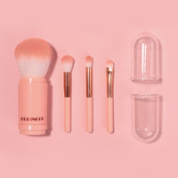 Coringco Cotton Candy Capsule Makeup Brush Set 4 in 1
