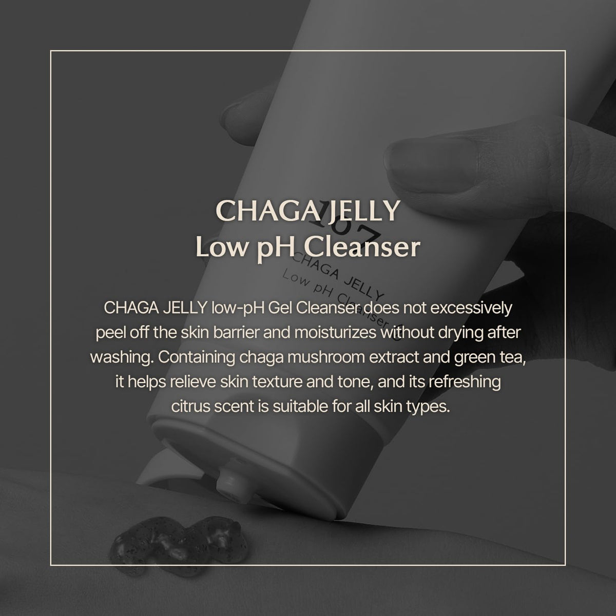 ONEOSEVEN Chaga Jelly Low pH Cleanser 120ml - DODOSKIN