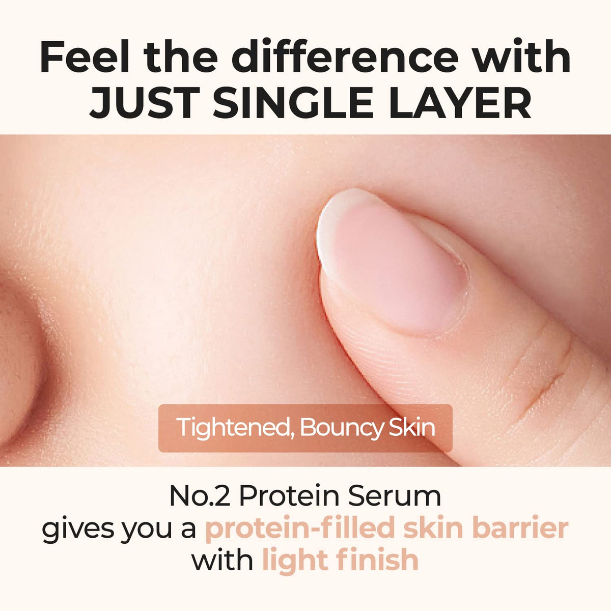 numbuzin No.2 Protein 43% Creamy Serum 50ml - DODOSKIN