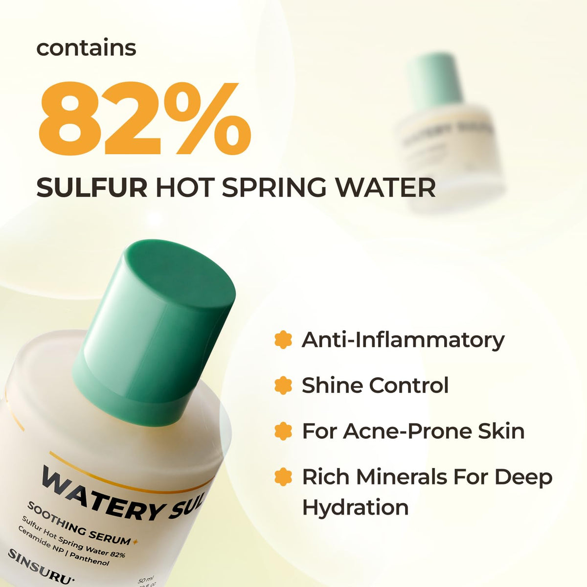SINSURU Watery Sulfur Soothing Serum 50ml